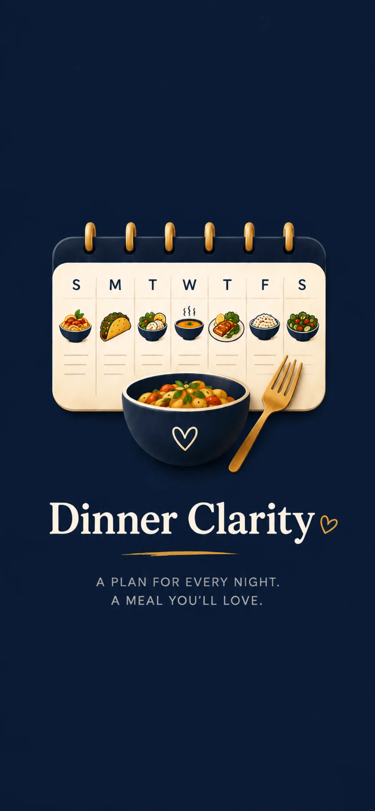 DinnerClarity — a plan for every night, a meal you'll love