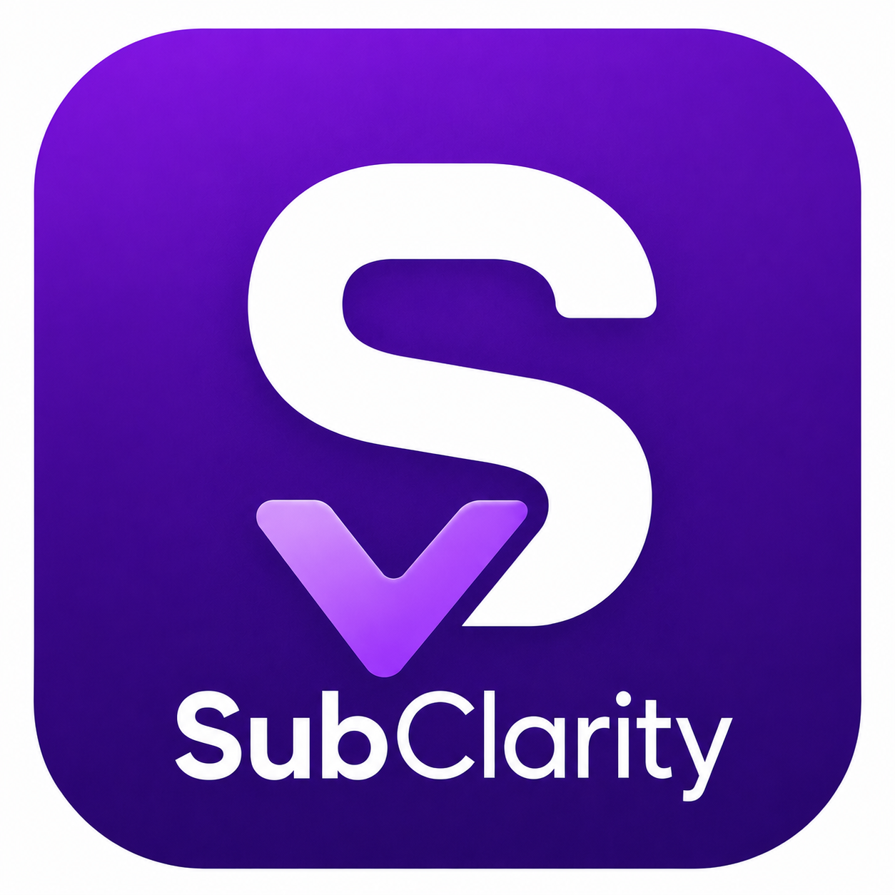SubClarity icon